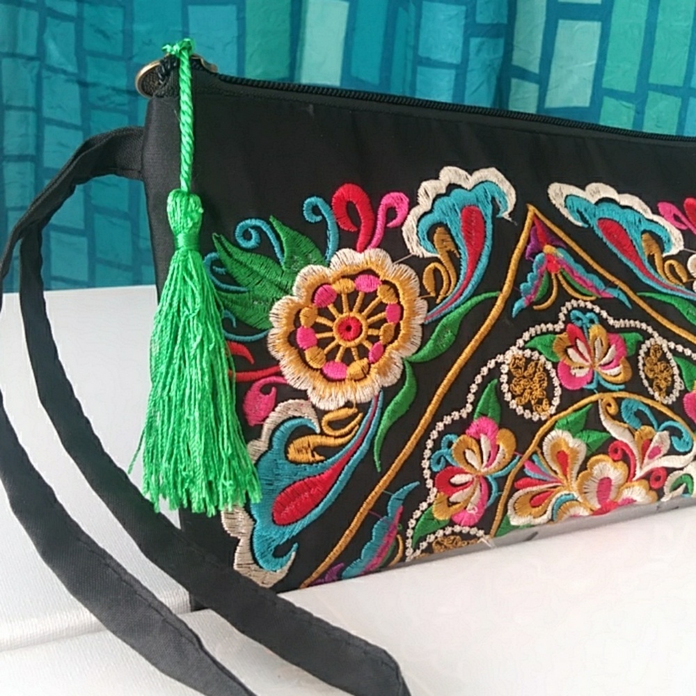 Embroidered Ethnic Clutch. Brand NEW!